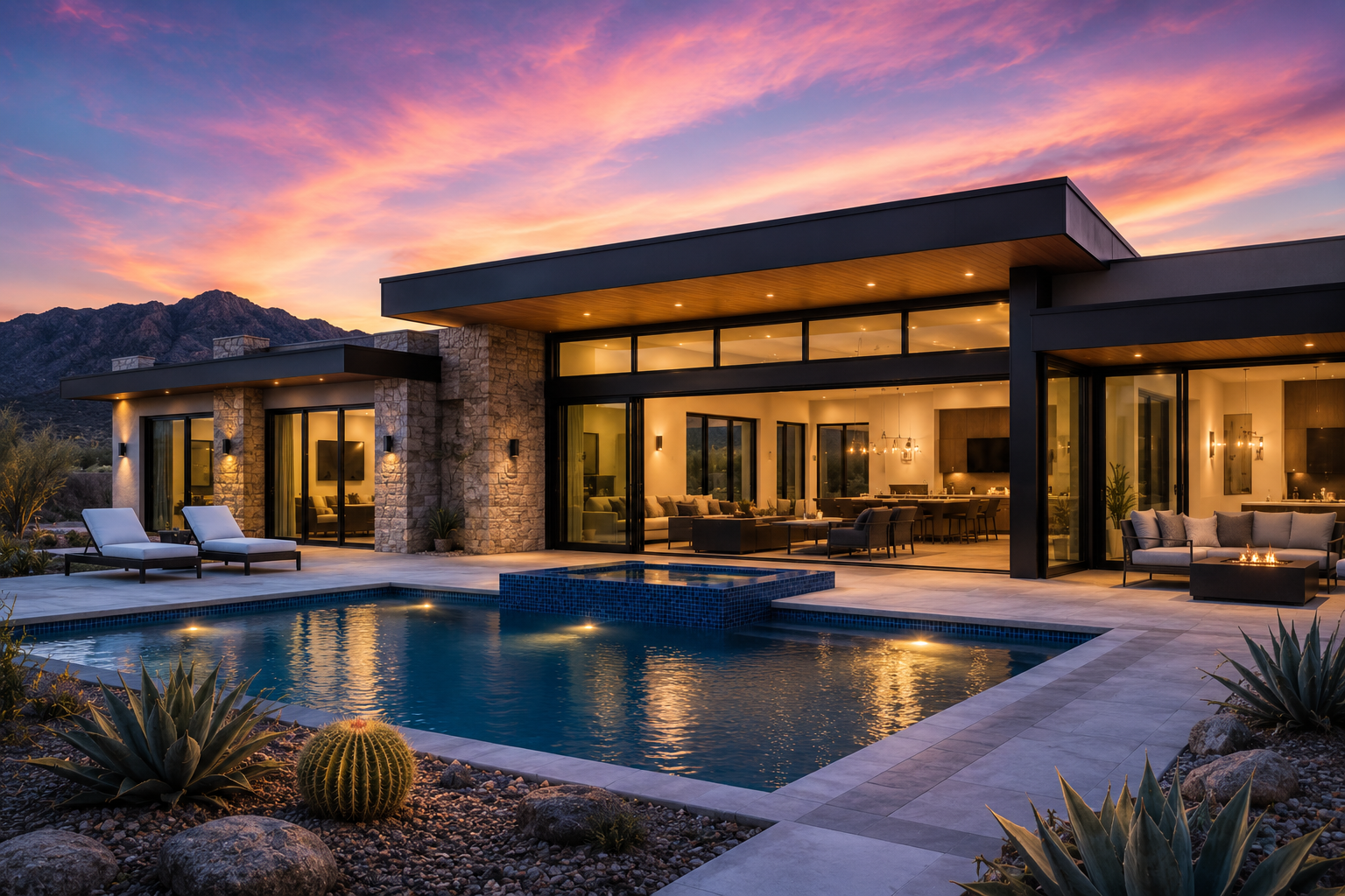 Pool house sliding window